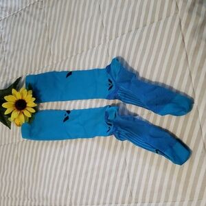 Swiftwick compression knee socks blue